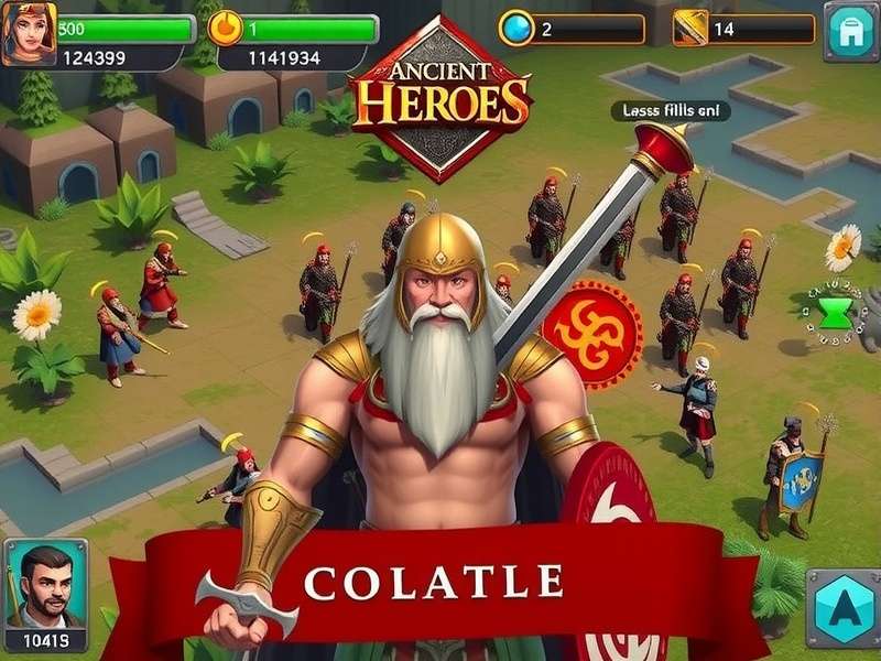 Ancient Battle Heroes base building interface